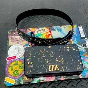 NEW Dior Midnight Wish Limited Edition Clutch and Crossbody Leather Strap